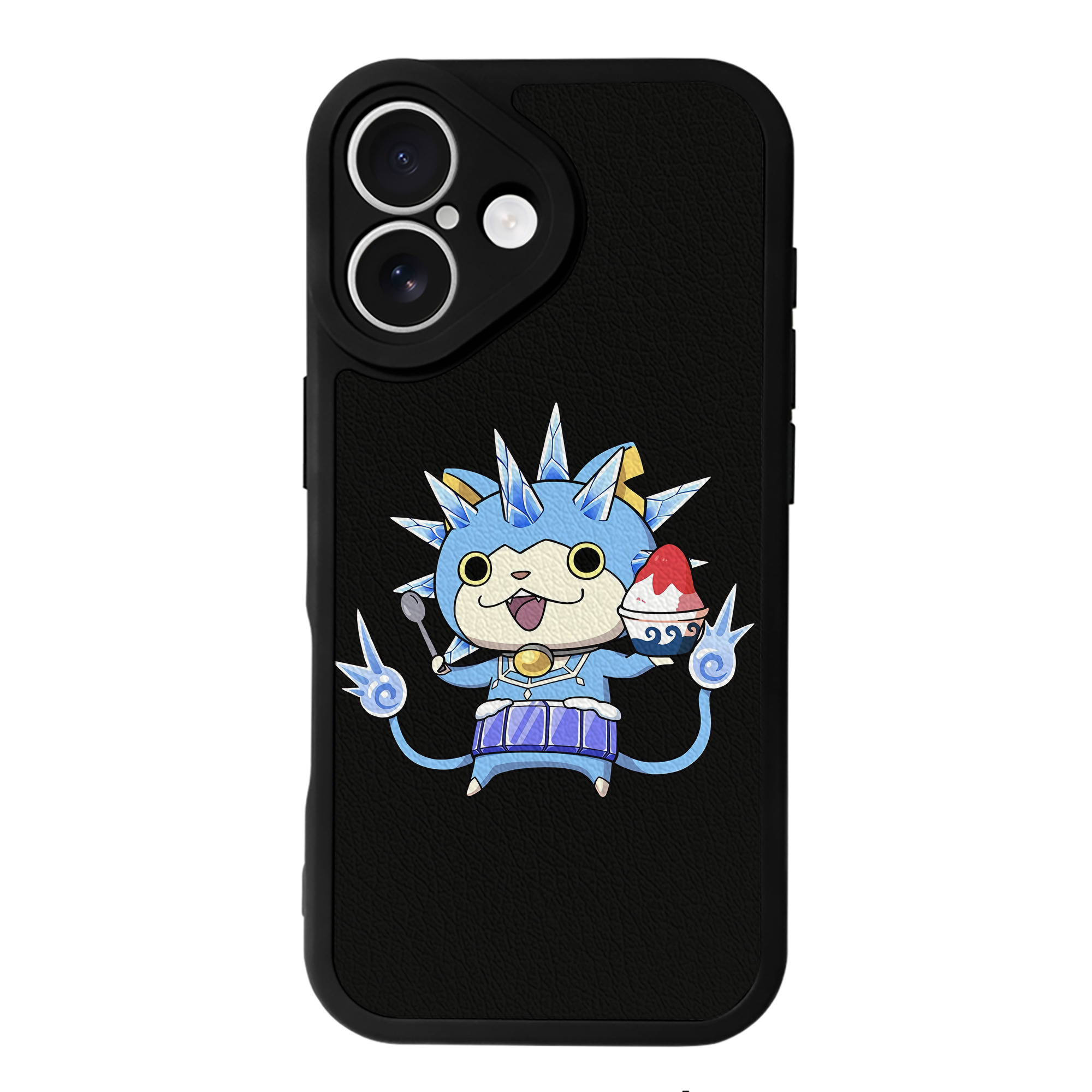 （画像用） 妖怪ウォッチ Yo-kai Watch 【iPhone 16シリーズ対応】シリコンスマホケース（レザー調） 材質：シリコン